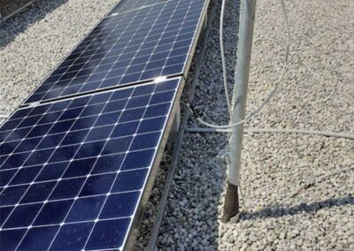 Accumulo fotovoltaico 50 kWp su tetto piano - Padova, Vicenza, Rovigo