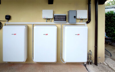 Batteria Energy Bank di SolarEdge; novità assoluta nel mercato installata in provincia di Padova.