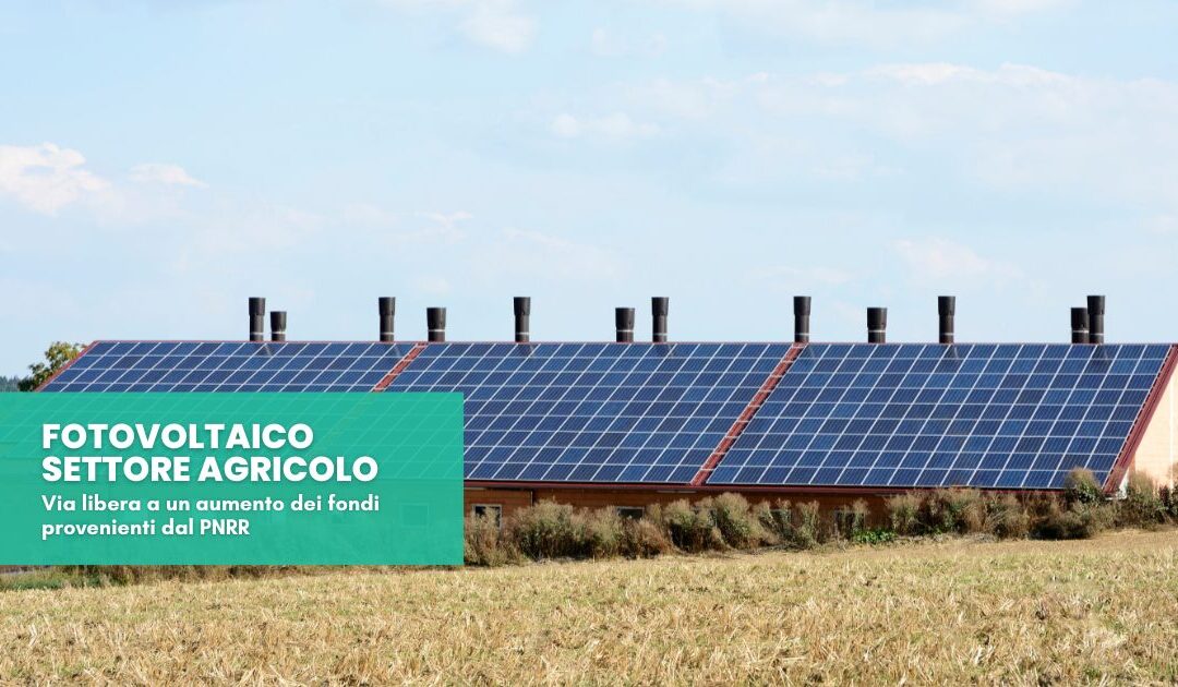 Aiuti settore agricolo fotovoltaico