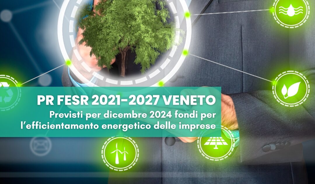 Previsti per dicembre 2024 strumenti finanziari per l’efficientamento energetico delle imprese