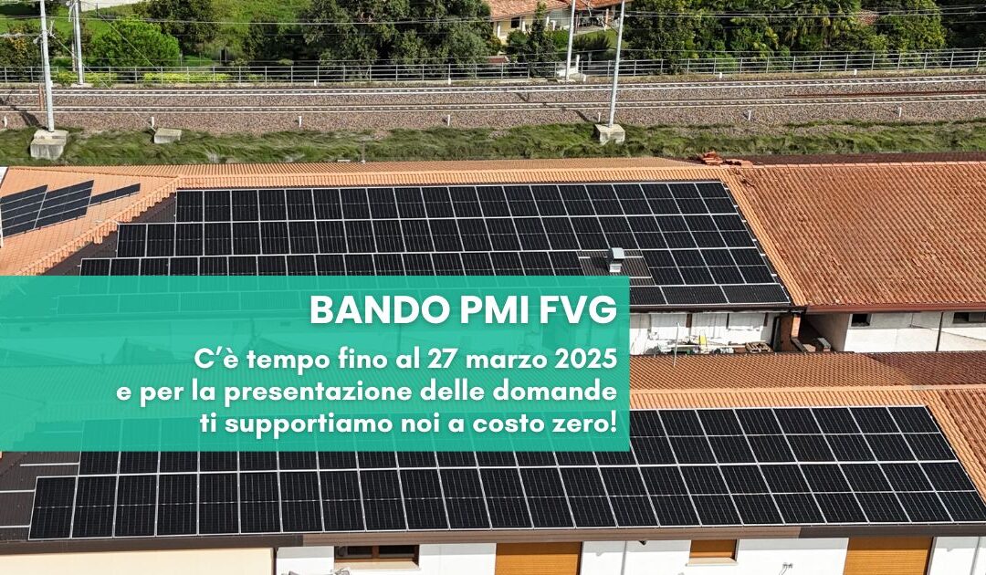 Contributi alle imprese del FVG per impianti fotovoltaici