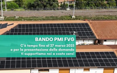 Contributi alle imprese del FVG per impianti fotovoltaici