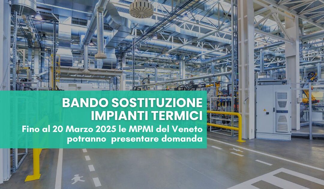Bando regione Veneto sostituzione impianti termici