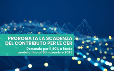 Proroga CER: domande fino al 30 novembre 2025