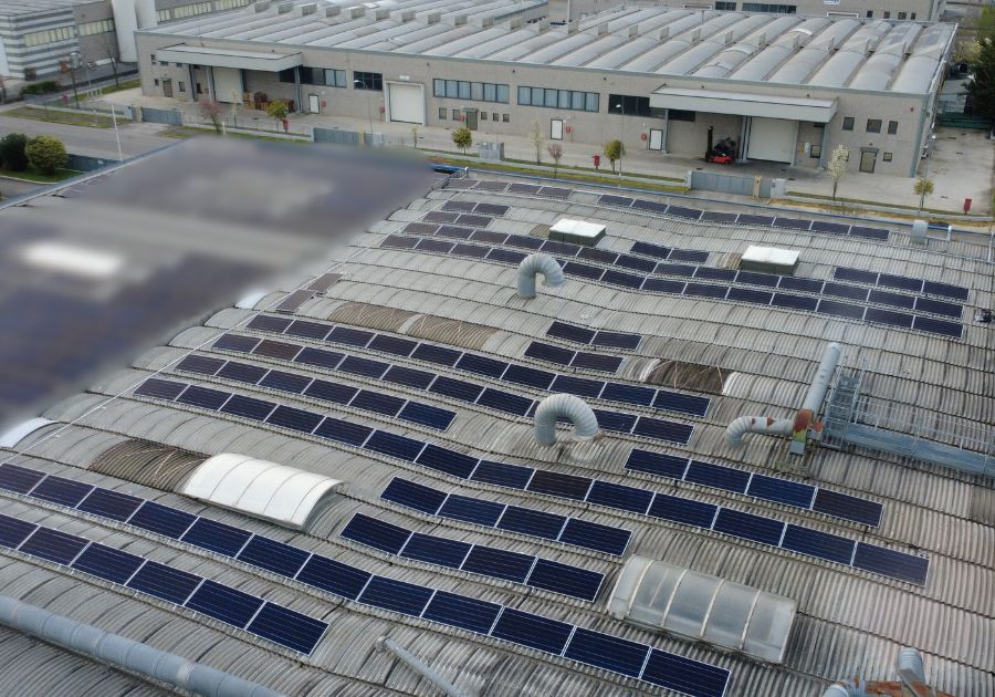 Impianto fotovoltaico industriale in CER 75,21 kWp – Meduna di Livenza (TV)