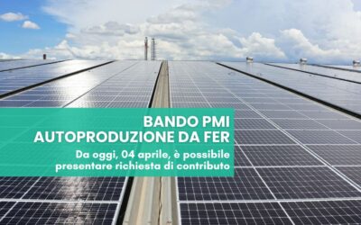 Apre oggi il bando per l’autoproduzione da FER nelle PMI
