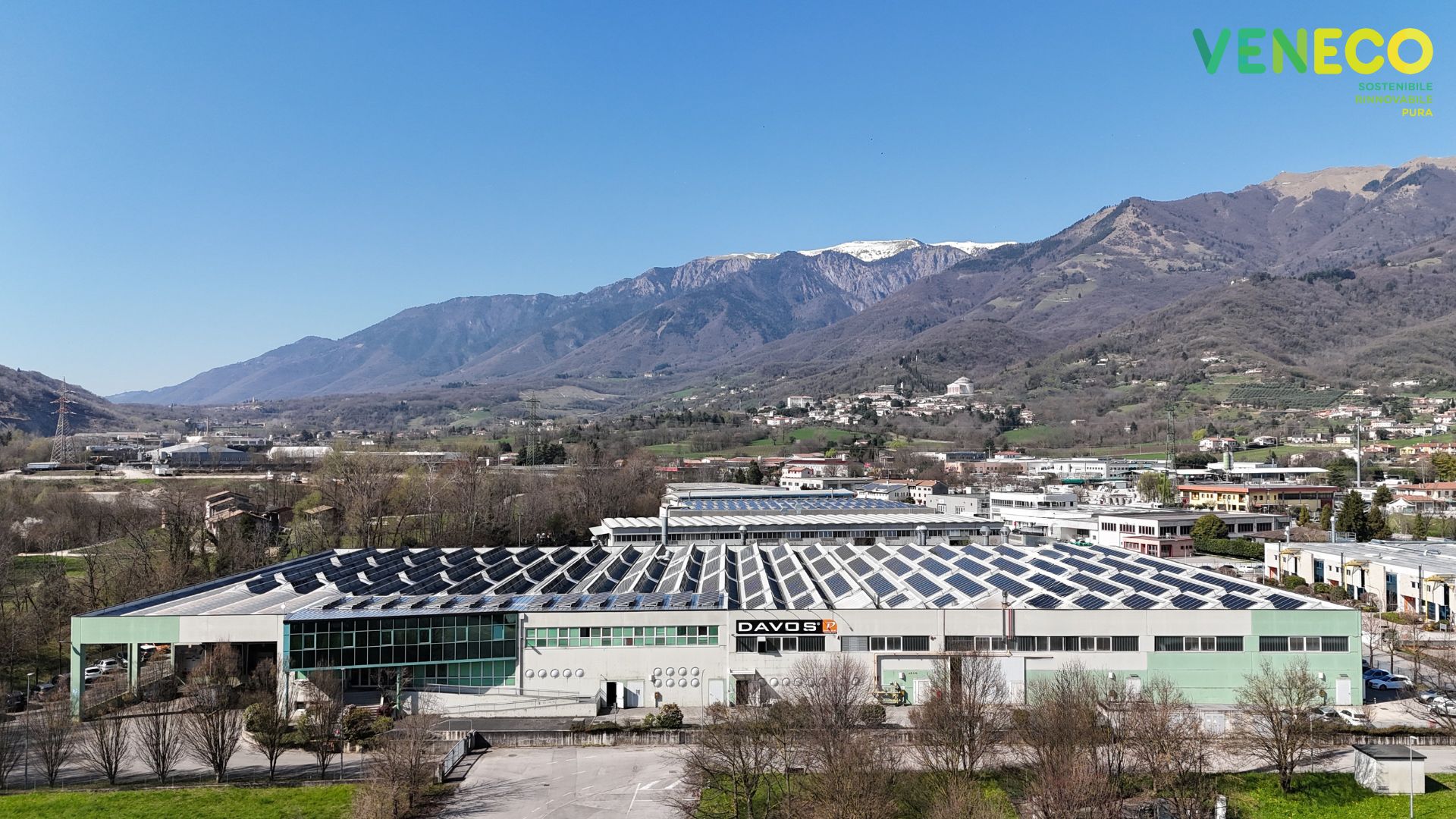 Impianto fotovoltaico industriale Veneco CER