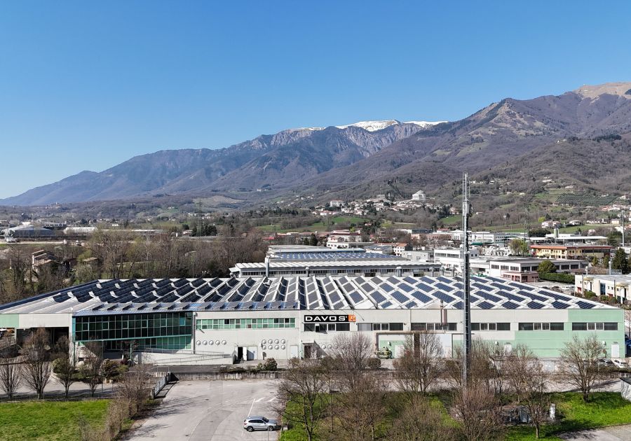 Impianto fotovoltaico industriale da 600 kWp in provincia di Treviso