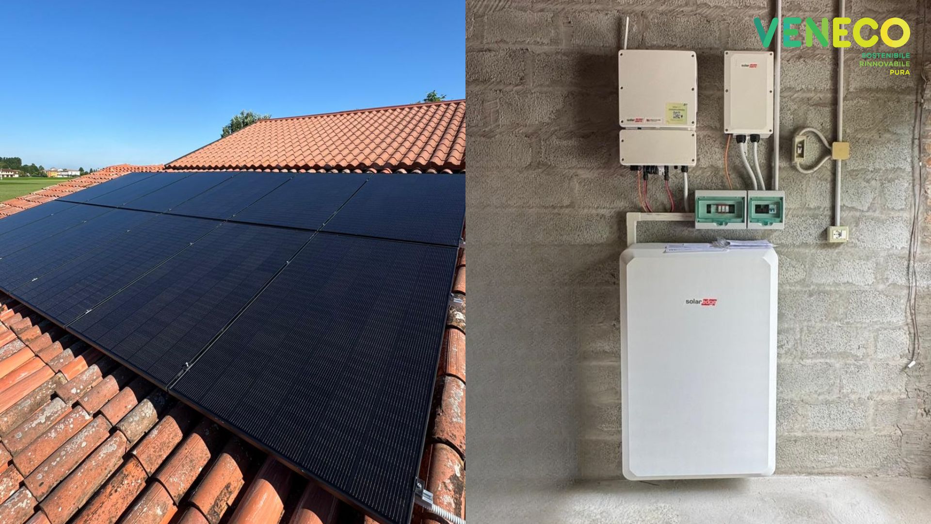 Impianto fotovoltaico con backup