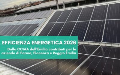 Bando efficienza energetica 2026 – CCIAA dell’Emilia
