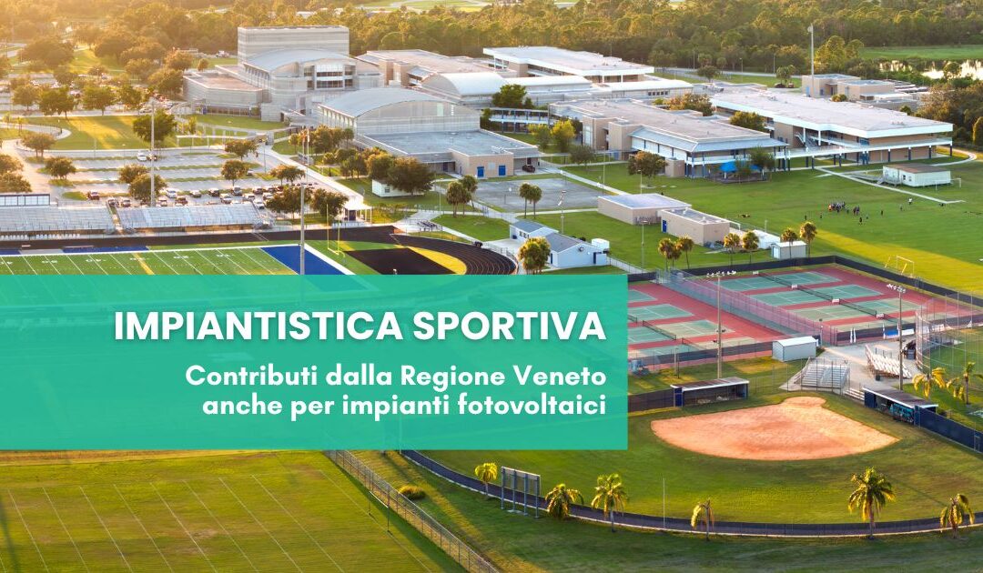 Bando Regione Veneto impianti sportivi
